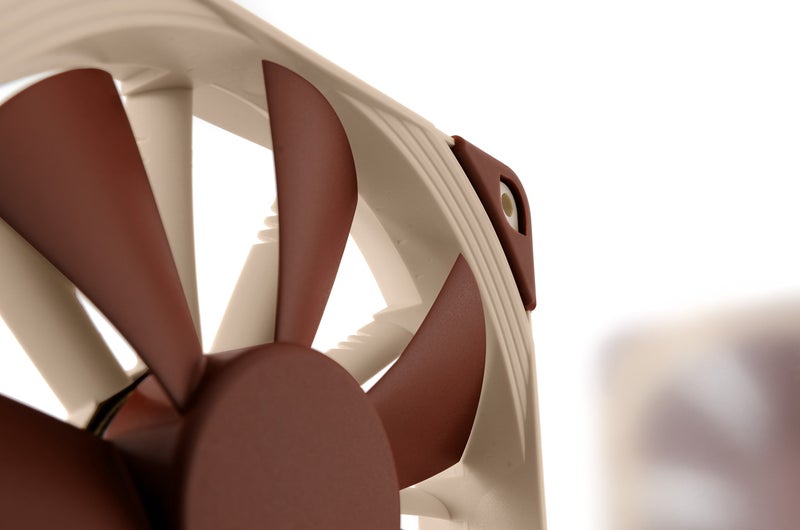 NOCTUA مروحة نوكتوا NF-F12 PWM، مروحة هادئة متميزة، 4 دبابيس (120 مم، بني) - Image 5